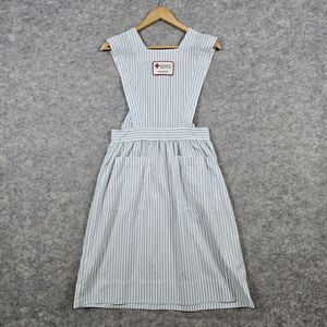 American Red Cross Uniform Dress Size 12 Blue & White Stripes Brew Schneider
